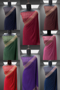 SET of 8 Sarees PURE KHADDI CREPE CHIFFON HANDLOOM BANARASI SAREE