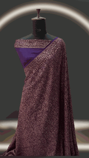 BROCADE Handloom PURE Banarasi Saree from VVERSE